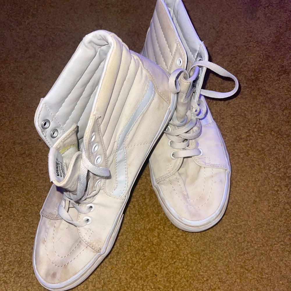 White high top vans